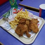 Mat från KFC som jag åt upp själv